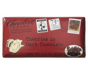 Chocolove Cherries in Dark Chocolate Bar
