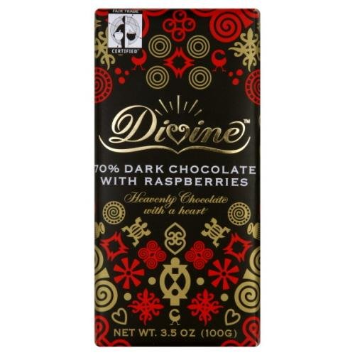 Divine Chocolate Dark Chocolate Raspberry